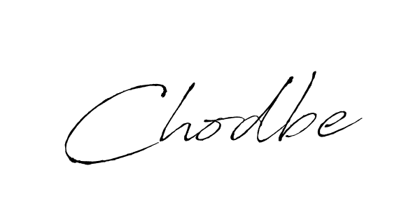 How to make Chodbe signature? Antro_Vectra is a professional autograph style. Create handwritten signature for Chodbe name. Chodbe signature style 6 images and pictures png