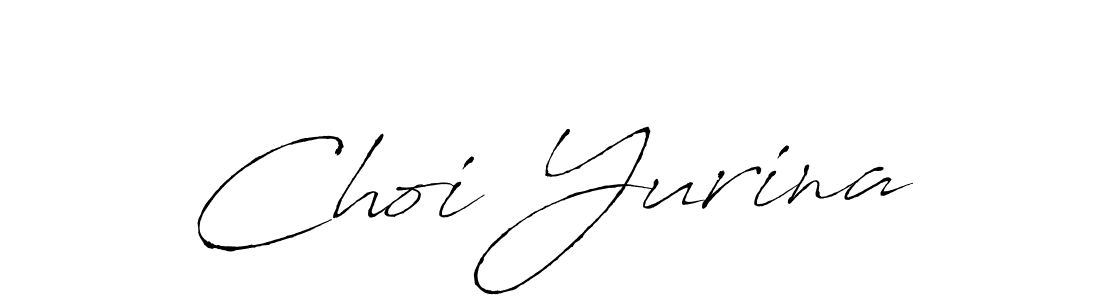 How to make Choi Yurina name signature. Use Antro_Vectra style for creating short signs online. This is the latest handwritten sign. Choi Yurina signature style 6 images and pictures png