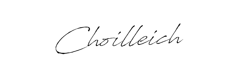 How to make Choilleich name signature. Use Antro_Vectra style for creating short signs online. This is the latest handwritten sign. Choilleich signature style 6 images and pictures png