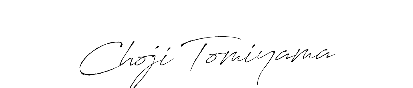 You should practise on your own different ways (Antro_Vectra) to write your name (Choji Tomiyama) in signature. don't let someone else do it for you. Choji Tomiyama signature style 6 images and pictures png