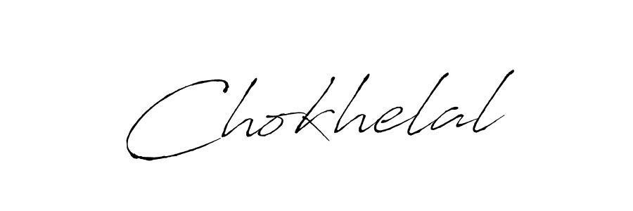 Chokhelal stylish signature style. Best Handwritten Sign (Antro_Vectra) for my name. Handwritten Signature Collection Ideas for my name Chokhelal. Chokhelal signature style 6 images and pictures png