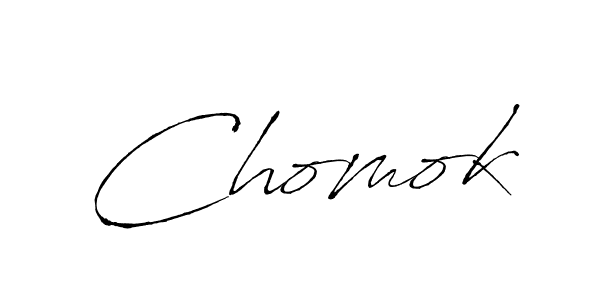 Use a signature maker to create a handwritten signature online. With this signature software, you can design (Antro_Vectra) your own signature for name Chomok. Chomok signature style 6 images and pictures png