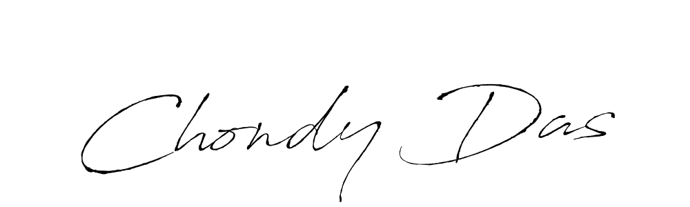 Chondy Das stylish signature style. Best Handwritten Sign (Antro_Vectra) for my name. Handwritten Signature Collection Ideas for my name Chondy Das. Chondy Das signature style 6 images and pictures png