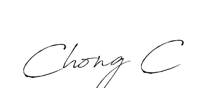 Make a beautiful signature design for name Chong C. With this signature (Antro_Vectra) style, you can create a handwritten signature for free. Chong C signature style 6 images and pictures png