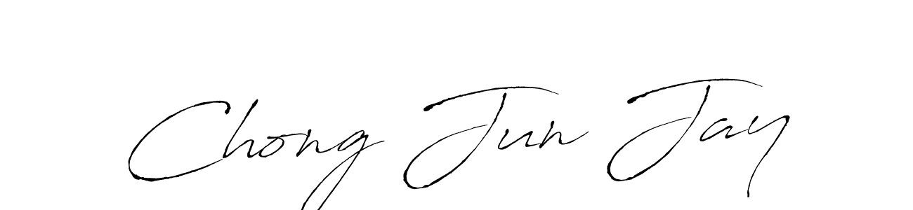 Design your own signature with our free online signature maker. With this signature software, you can create a handwritten (Antro_Vectra) signature for name Chong Jun Jay. Chong Jun Jay signature style 6 images and pictures png