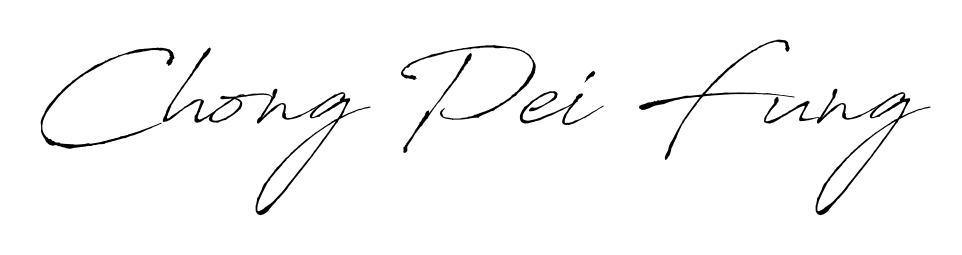 Transform the name Chong Pei Fung into a signature masterpiece using Antro_Vectra font. Ideal for photographers, artists, and creators looking for watermarks. Chong Pei Fung signature style 6 images and pictures png