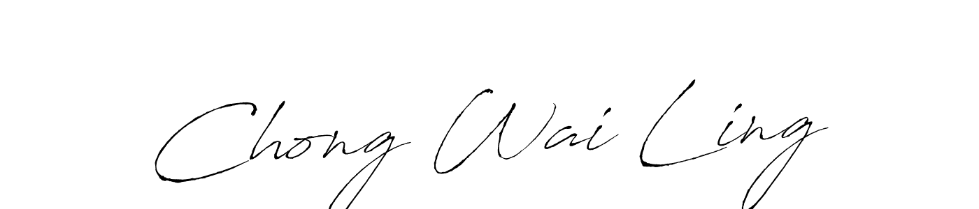 Make a beautiful signature design for name Chong Wai Ling. Use this online signature maker to create a handwritten signature for free. Chong Wai Ling signature style 6 images and pictures png