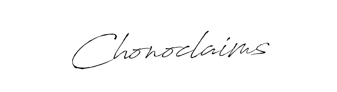 Chonoclaims stylish signature style. Best Handwritten Sign (Antro_Vectra) for my name. Handwritten Signature Collection Ideas for my name Chonoclaims. Chonoclaims signature style 6 images and pictures png