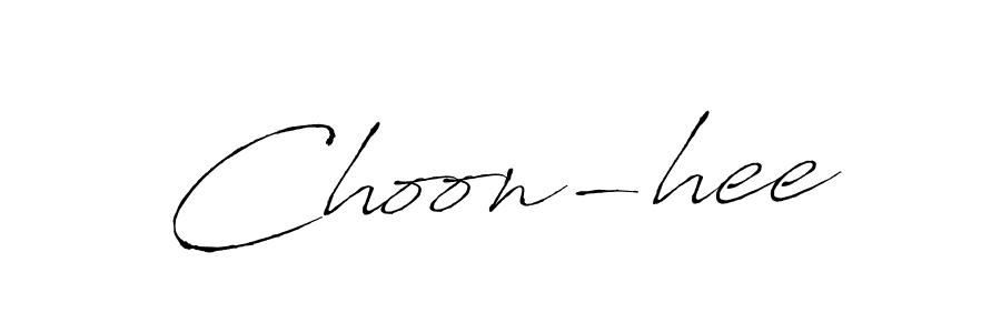 Create a beautiful signature design for name Choon-hee. With this signature (Antro_Vectra) fonts, you can make a handwritten signature for free. Choon-hee signature style 6 images and pictures png