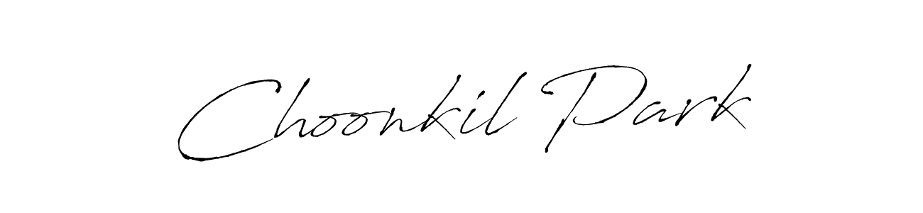 if you are searching for the best signature style for your name Choonkil Park. so please give up your signature search. here we have designed multiple signature styles  using Antro_Vectra. Choonkil Park signature style 6 images and pictures png