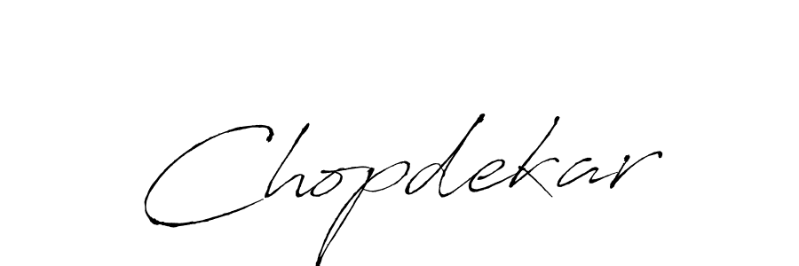 You should practise on your own different ways (Antro_Vectra) to write your name (Chopdekar) in signature. don't let someone else do it for you. Chopdekar signature style 6 images and pictures png