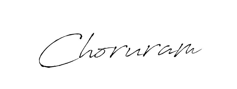 How to make Choruram signature? Antro_Vectra is a professional autograph style. Create handwritten signature for Choruram name. Choruram signature style 6 images and pictures png