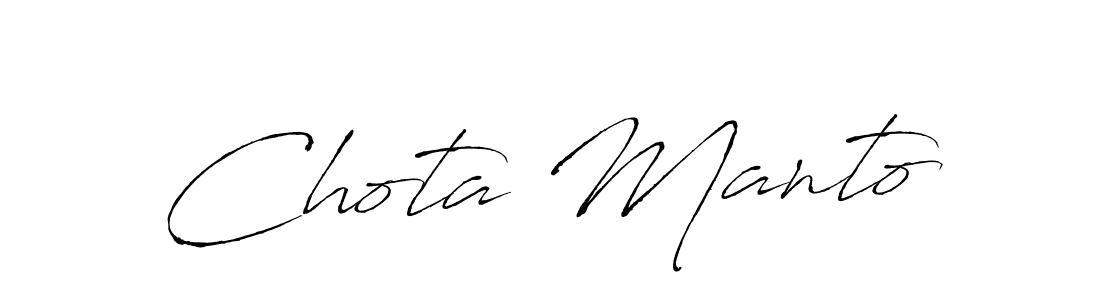 Also You can easily find your signature by using the search form. We will create Chota Manto name handwritten signature images for you free of cost using Antro_Vectra sign style. Chota Manto signature style 6 images and pictures png