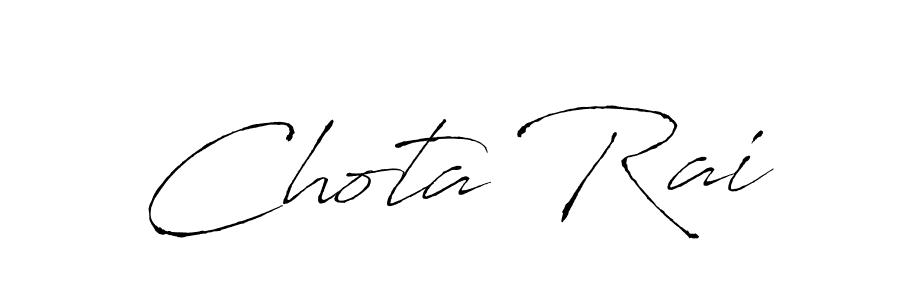 Also we have Chota Rai name is the best signature style. Create professional handwritten signature collection using Antro_Vectra autograph style. Chota Rai signature style 6 images and pictures png