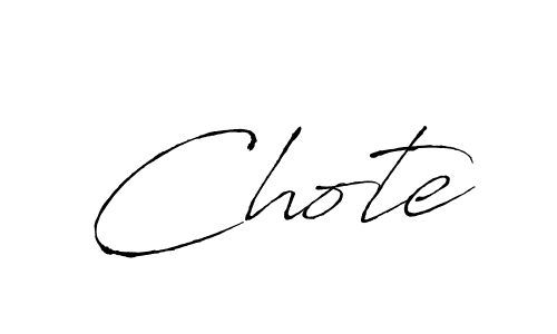 Make a beautiful signature design for name Chote. With this signature (Antro_Vectra) style, you can create a handwritten signature for free. Chote signature style 6 images and pictures png