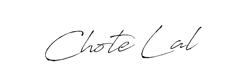 Use a signature maker to create a handwritten signature online. With this signature software, you can design (Antro_Vectra) your own signature for name Chote Lal. Chote Lal signature style 6 images and pictures png