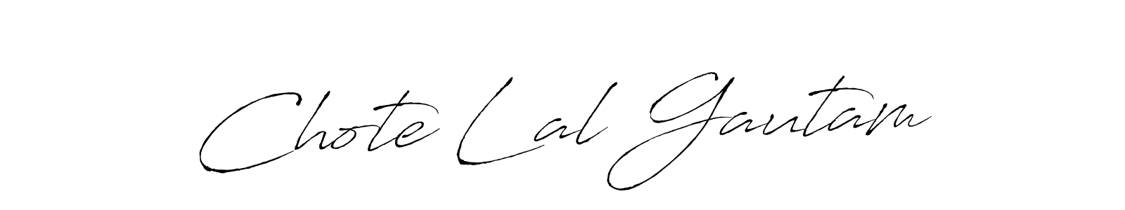 Similarly Antro_Vectra is the best handwritten signature design. Signature creator online .You can use it as an online autograph creator for name Chote Lal Gautam. Chote Lal Gautam signature style 6 images and pictures png