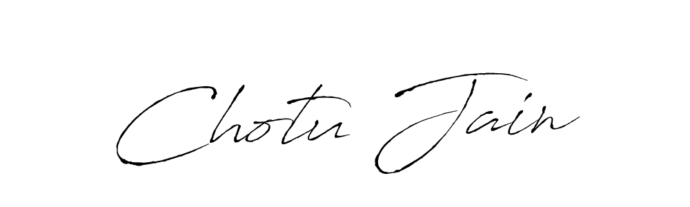 Also we have Chotu Jain name is the best signature style. Create professional handwritten signature collection using Antro_Vectra autograph style. Chotu Jain signature style 6 images and pictures png