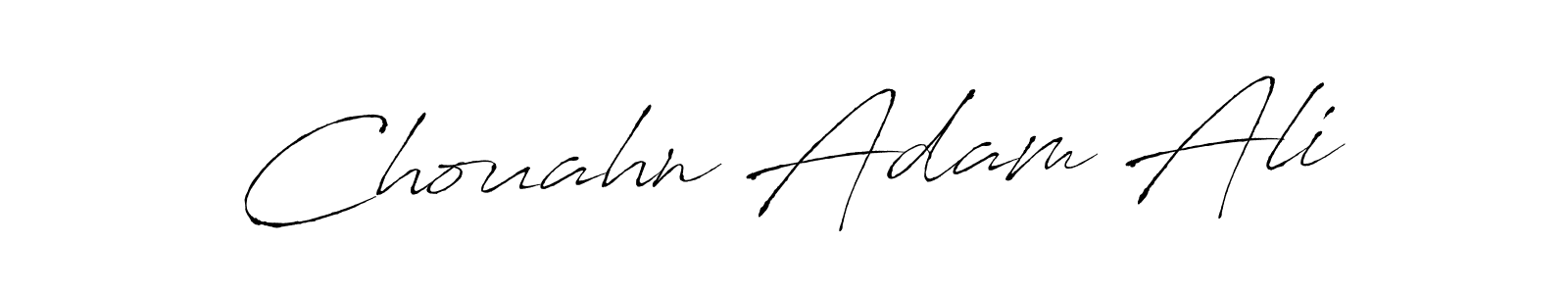 Make a beautiful signature design for name Chouahn Adam Ali. With this signature (Antro_Vectra) style, you can create a handwritten signature for free. Chouahn Adam Ali signature style 6 images and pictures png