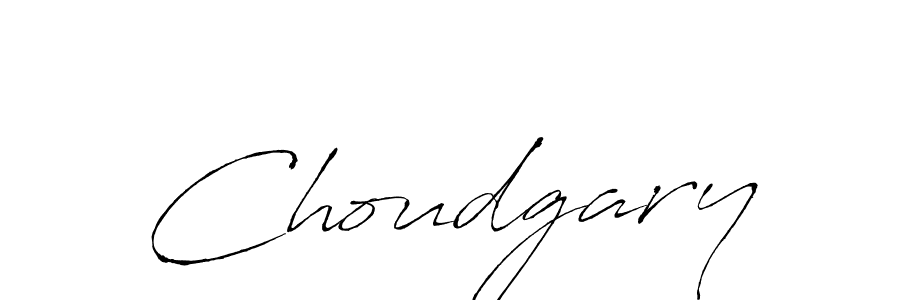 Create a beautiful signature design for name Choudgary. With this signature (Antro_Vectra) fonts, you can make a handwritten signature for free. Choudgary signature style 6 images and pictures png