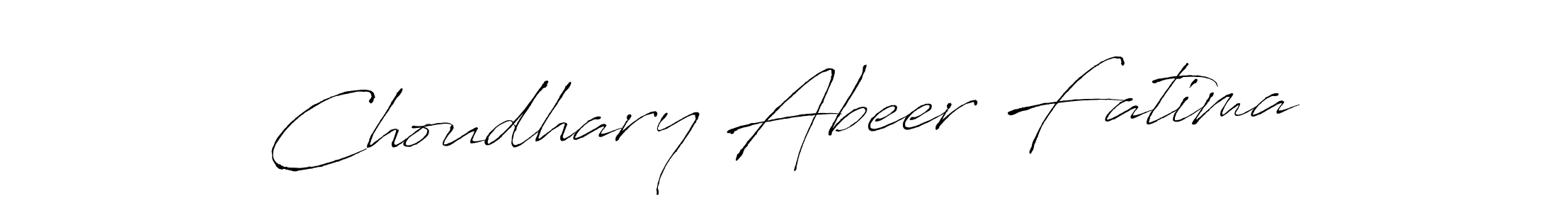 Make a short Choudhary Abeer Fatima signature style. Manage your documents anywhere anytime using Antro_Vectra. Create and add eSignatures, submit forms, share and send files easily. Choudhary Abeer Fatima signature style 6 images and pictures png