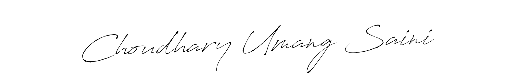 It looks lik you need a new signature style for name Choudhary Umang Saini. Design unique handwritten (Antro_Vectra) signature with our free signature maker in just a few clicks. Choudhary Umang Saini signature style 6 images and pictures png