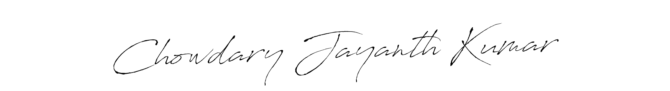 if you are searching for the best signature style for your name Chowdary Jayanth Kumar. so please give up your signature search. here we have designed multiple signature styles  using Antro_Vectra. Chowdary Jayanth Kumar signature style 6 images and pictures png