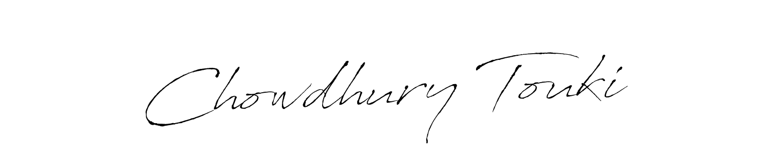 This is the best signature style for the Chowdhury Touki name. Also you like these signature font (Antro_Vectra). Mix name signature. Chowdhury Touki signature style 6 images and pictures png