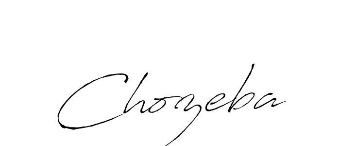 How to make Chozeba signature? Antro_Vectra is a professional autograph style. Create handwritten signature for Chozeba name. Chozeba signature style 6 images and pictures png