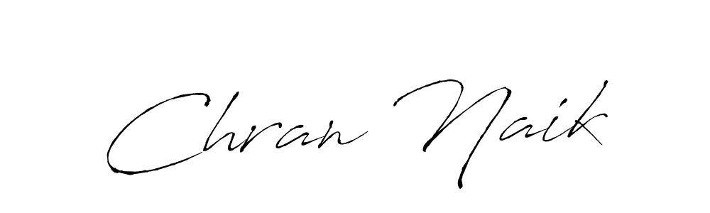 Design your own signature with our free online signature maker. With this signature software, you can create a handwritten (Antro_Vectra) signature for name Chran Naik. Chran Naik signature style 6 images and pictures png