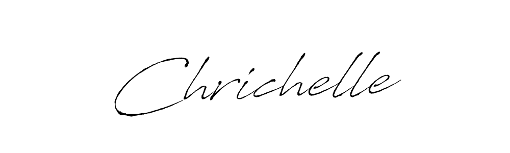 Use a signature maker to create a handwritten signature online. With this signature software, you can design (Antro_Vectra) your own signature for name Chrichelle. Chrichelle signature style 6 images and pictures png