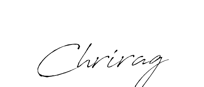 The best way (Antro_Vectra) to make a short signature is to pick only two or three words in your name. The name Chrirag include a total of six letters. For converting this name. Chrirag signature style 6 images and pictures png