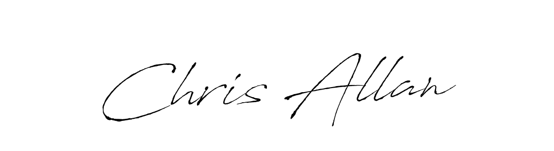 You should practise on your own different ways (Antro_Vectra) to write your name (Chris Allan) in signature. don't let someone else do it for you. Chris Allan signature style 6 images and pictures png