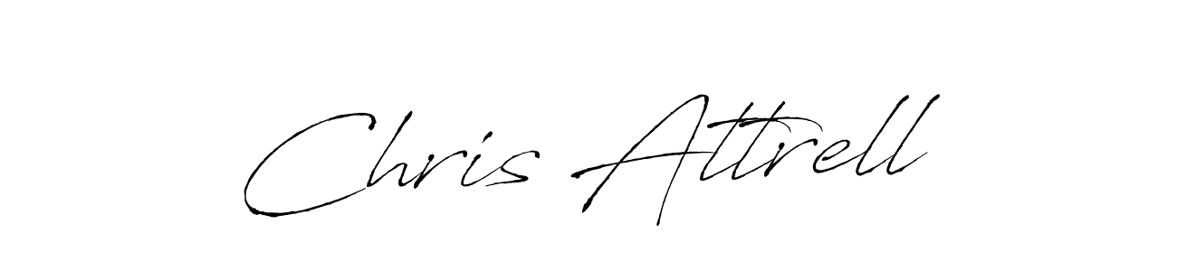 Create a beautiful signature design for name Chris Attrell. With this signature (Antro_Vectra) fonts, you can make a handwritten signature for free. Chris Attrell signature style 6 images and pictures png