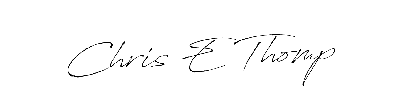 Make a beautiful signature design for name Chris E Thomp. Use this online signature maker to create a handwritten signature for free. Chris E Thomp signature style 6 images and pictures png