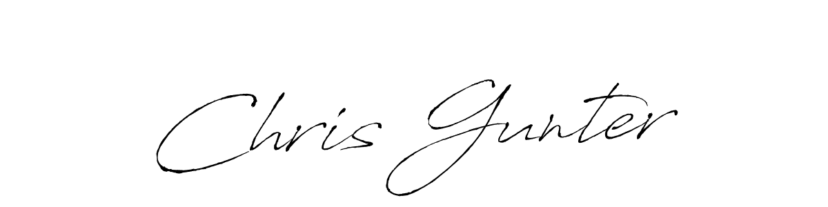 Design your own signature with our free online signature maker. With this signature software, you can create a handwritten (Antro_Vectra) signature for name Chris Gunter. Chris Gunter signature style 6 images and pictures png