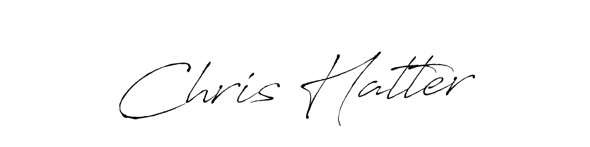 Chris Hatter stylish signature style. Best Handwritten Sign (Antro_Vectra) for my name. Handwritten Signature Collection Ideas for my name Chris Hatter. Chris Hatter signature style 6 images and pictures png