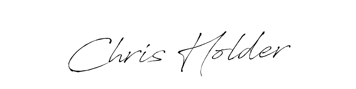 How to make Chris Holder name signature. Use Antro_Vectra style for creating short signs online. This is the latest handwritten sign. Chris Holder signature style 6 images and pictures png