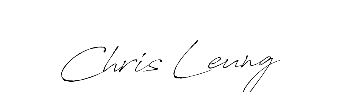 How to make Chris Leung signature? Antro_Vectra is a professional autograph style. Create handwritten signature for Chris Leung name. Chris Leung signature style 6 images and pictures png