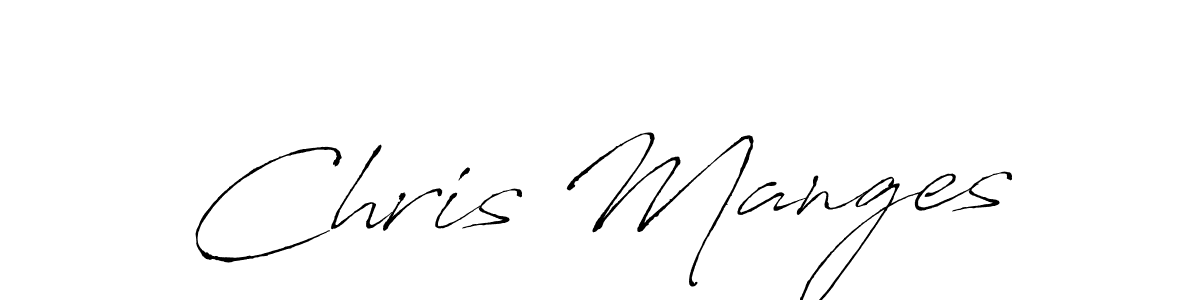 How to make Chris Manges signature? Antro_Vectra is a professional autograph style. Create handwritten signature for Chris Manges name. Chris Manges signature style 6 images and pictures png