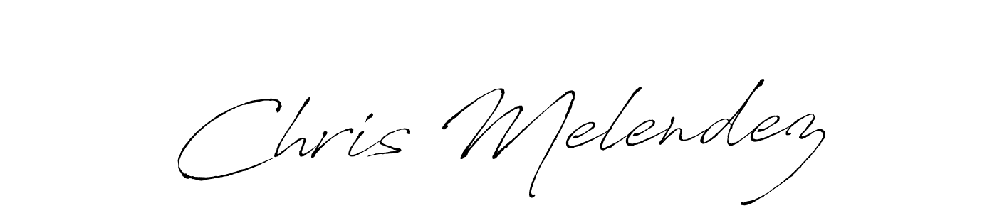 Use a signature maker to create a handwritten signature online. With this signature software, you can design (Antro_Vectra) your own signature for name Chris Melendez. Chris Melendez signature style 6 images and pictures png