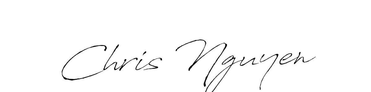 Create a beautiful signature design for name Chris Nguyen. With this signature (Antro_Vectra) fonts, you can make a handwritten signature for free. Chris Nguyen signature style 6 images and pictures png