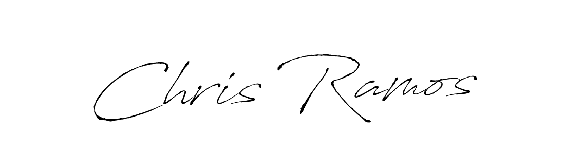 Design your own signature with our free online signature maker. With this signature software, you can create a handwritten (Antro_Vectra) signature for name Chris Ramos. Chris Ramos signature style 6 images and pictures png