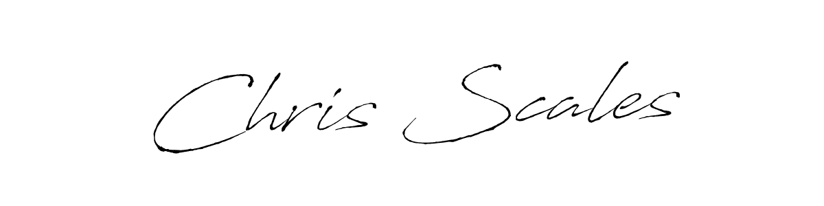 Make a beautiful signature design for name Chris Scales. With this signature (Antro_Vectra) style, you can create a handwritten signature for free. Chris Scales signature style 6 images and pictures png