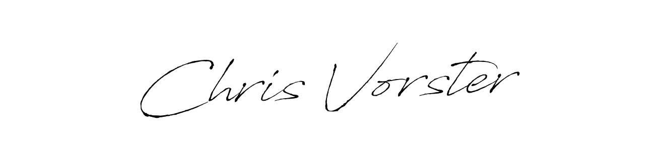 Antro_Vectra is a professional signature style that is perfect for those who want to add a touch of class to their signature. It is also a great choice for those who want to make their signature more unique. Get Chris Vorster name to fancy signature for free. Chris Vorster signature style 6 images and pictures png