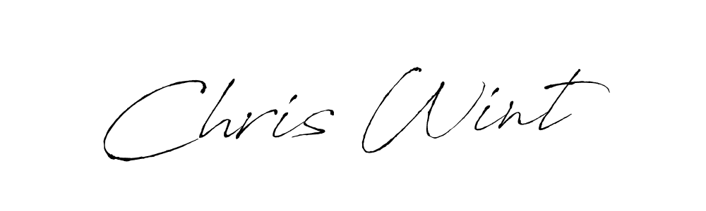 You should practise on your own different ways (Antro_Vectra) to write your name (Chris Wint) in signature. don't let someone else do it for you. Chris Wint signature style 6 images and pictures png