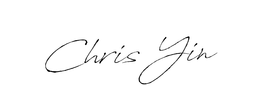 How to make Chris Yin signature? Antro_Vectra is a professional autograph style. Create handwritten signature for Chris Yin name. Chris Yin signature style 6 images and pictures png