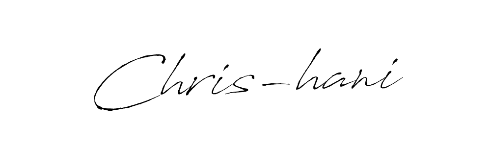 Design your own signature with our free online signature maker. With this signature software, you can create a handwritten (Antro_Vectra) signature for name Chris-hani. Chris-hani signature style 6 images and pictures png