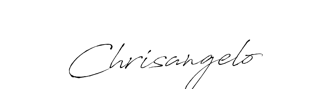 Make a beautiful signature design for name Chrisangelo. With this signature (Antro_Vectra) style, you can create a handwritten signature for free. Chrisangelo signature style 6 images and pictures png