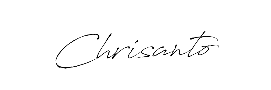 Create a beautiful signature design for name Chrisanto. With this signature (Antro_Vectra) fonts, you can make a handwritten signature for free. Chrisanto signature style 6 images and pictures png
